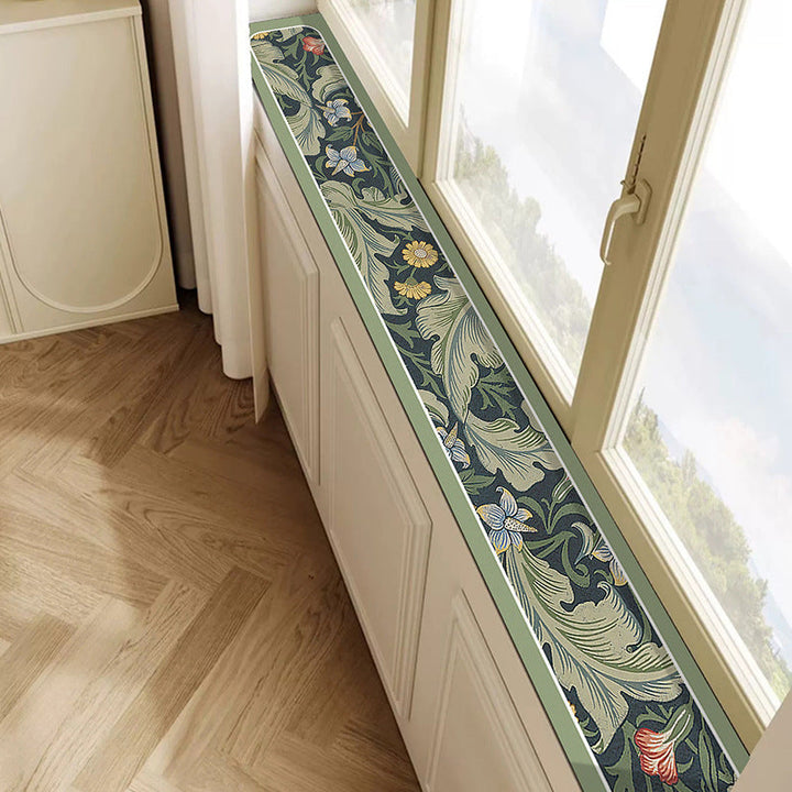 Floral Decorative Window Sill Mat