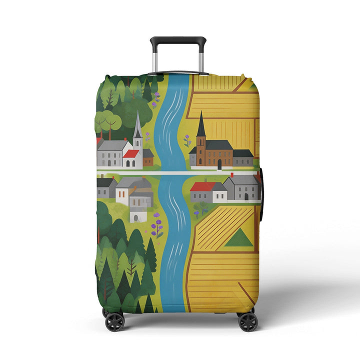 Women's suitcase cover with beach motif Kalsten