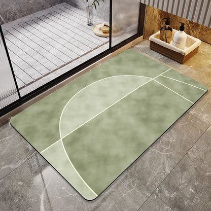 Abstract Modern Bath Mat Acalora