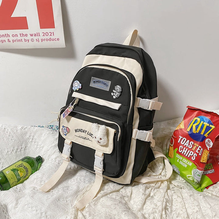 Playful Multi-Pocket Character Backpack Kalsten