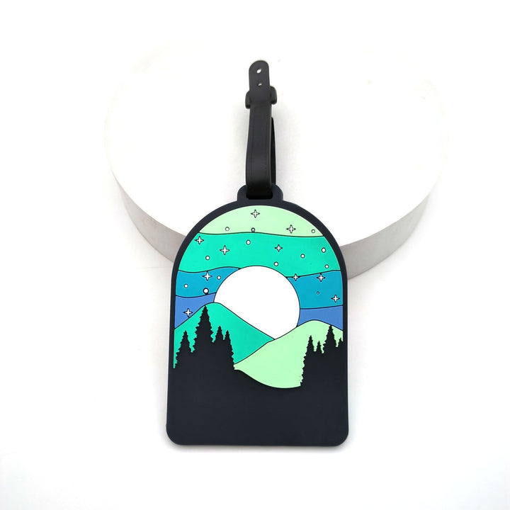 illustrated scenic silicone luggage tag Kalsten