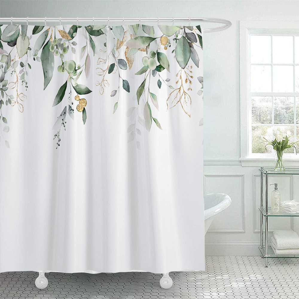 Artistic Floral Shower Curtain Kalsten