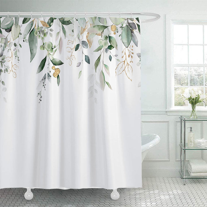 Artistic Floral Shower Curtain Kalsten