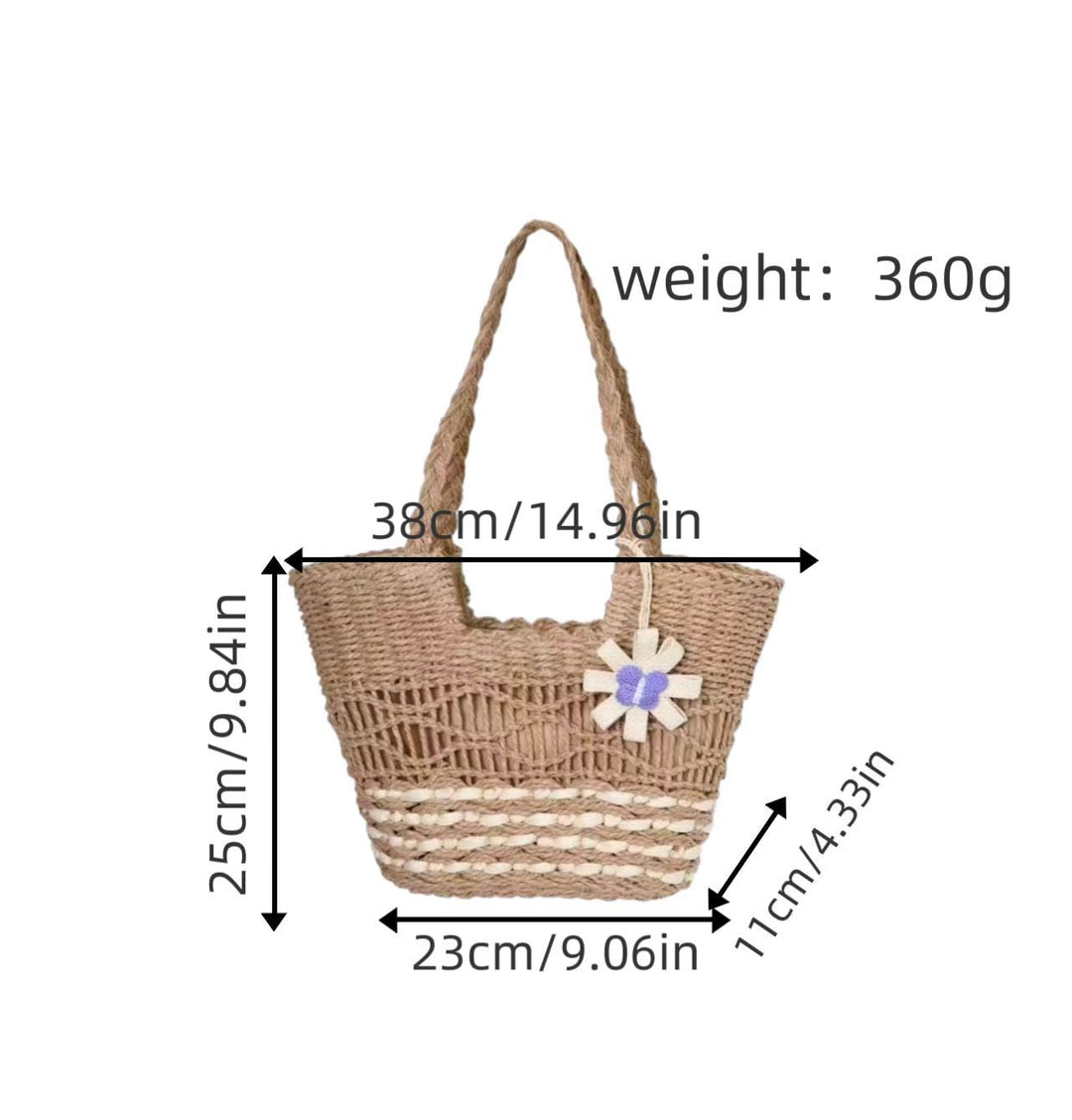 Braided Baste Beach Bag Kalsten