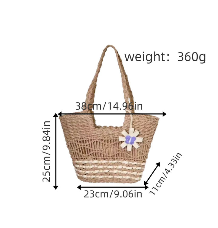 Braided Baste Beach Bag Kalsten