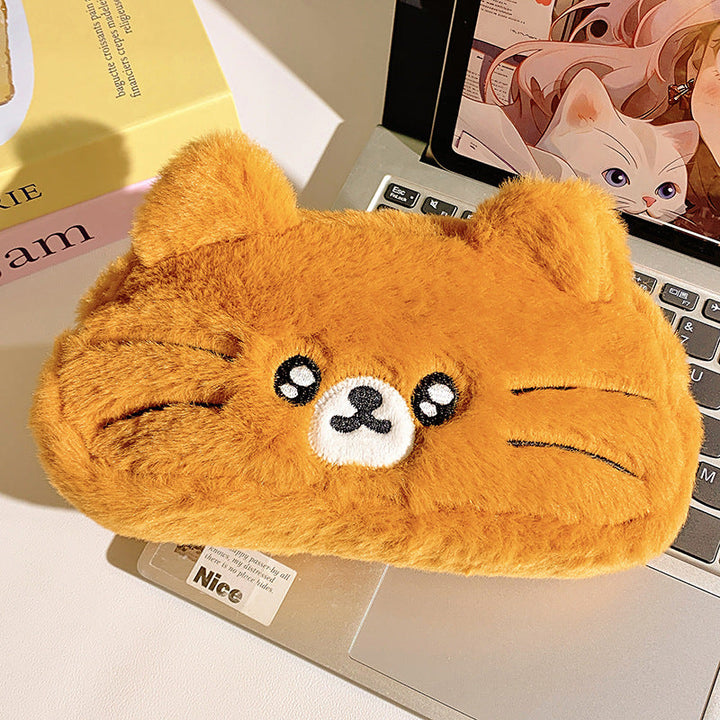 Plush pillow with cat motif Kalsten