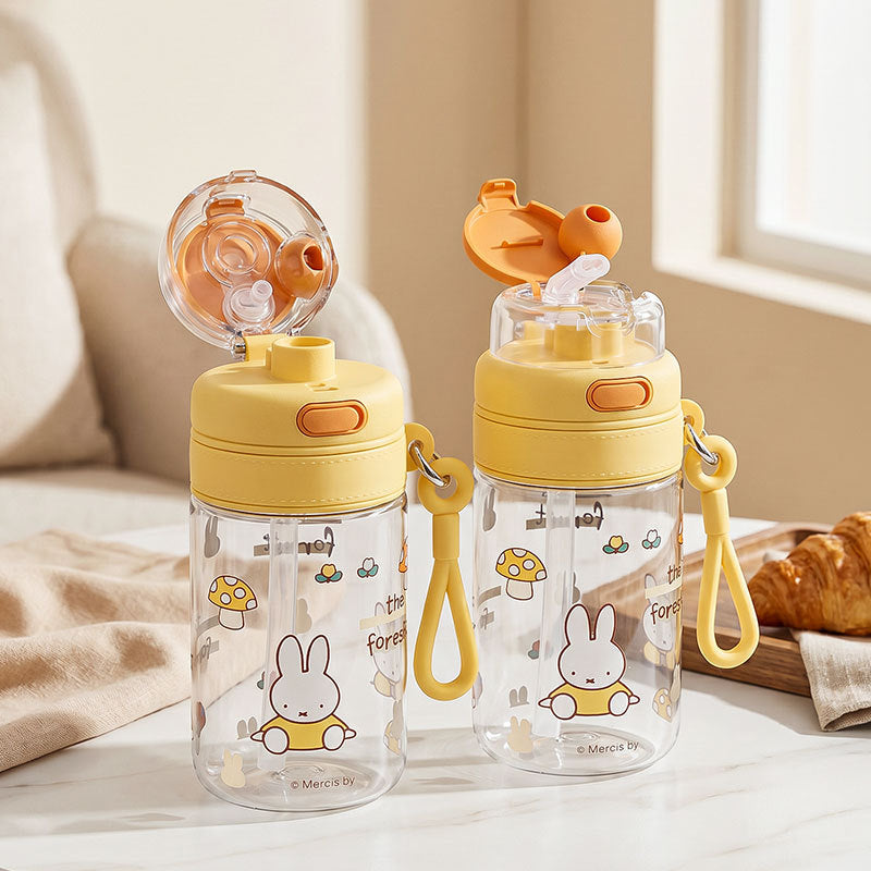 Women's sports bottle with interactive lid and cute animal design Kalsten