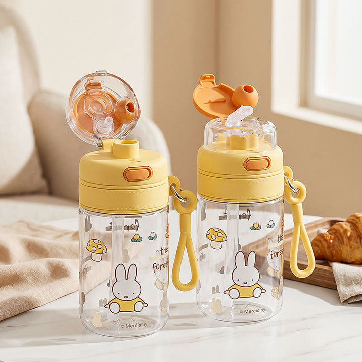 Women's sports bottle with interactive lid and cute animal design Kalsten