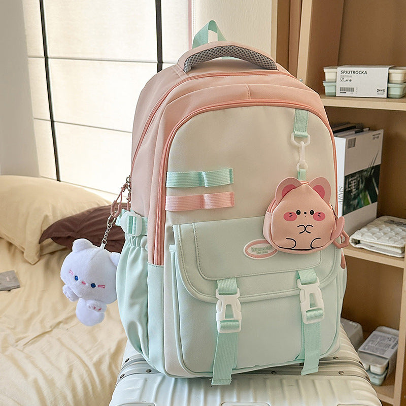 Multi-Compartment Casual School Backpack