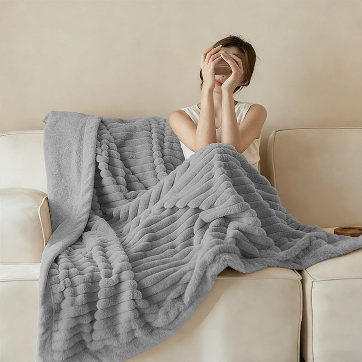 Ladies Luxurious Plush Blanket Kalsten