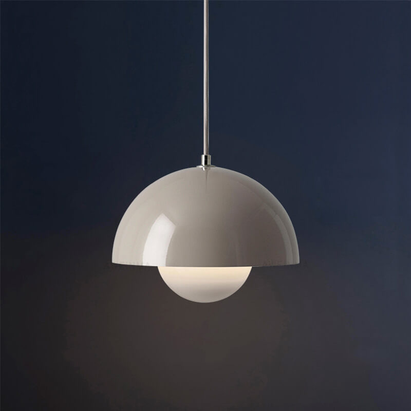 Skanto | Nordic Macaron 1-Light Half-Circle Dome Pendant Lamp