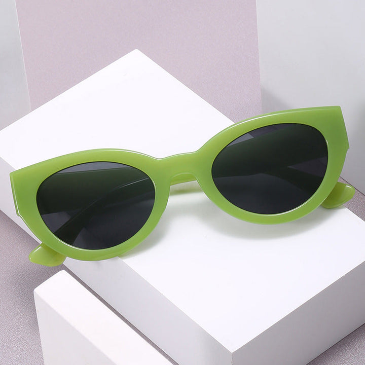 Ladies fashionable square sunglasses with mirrored lenses Kalsten