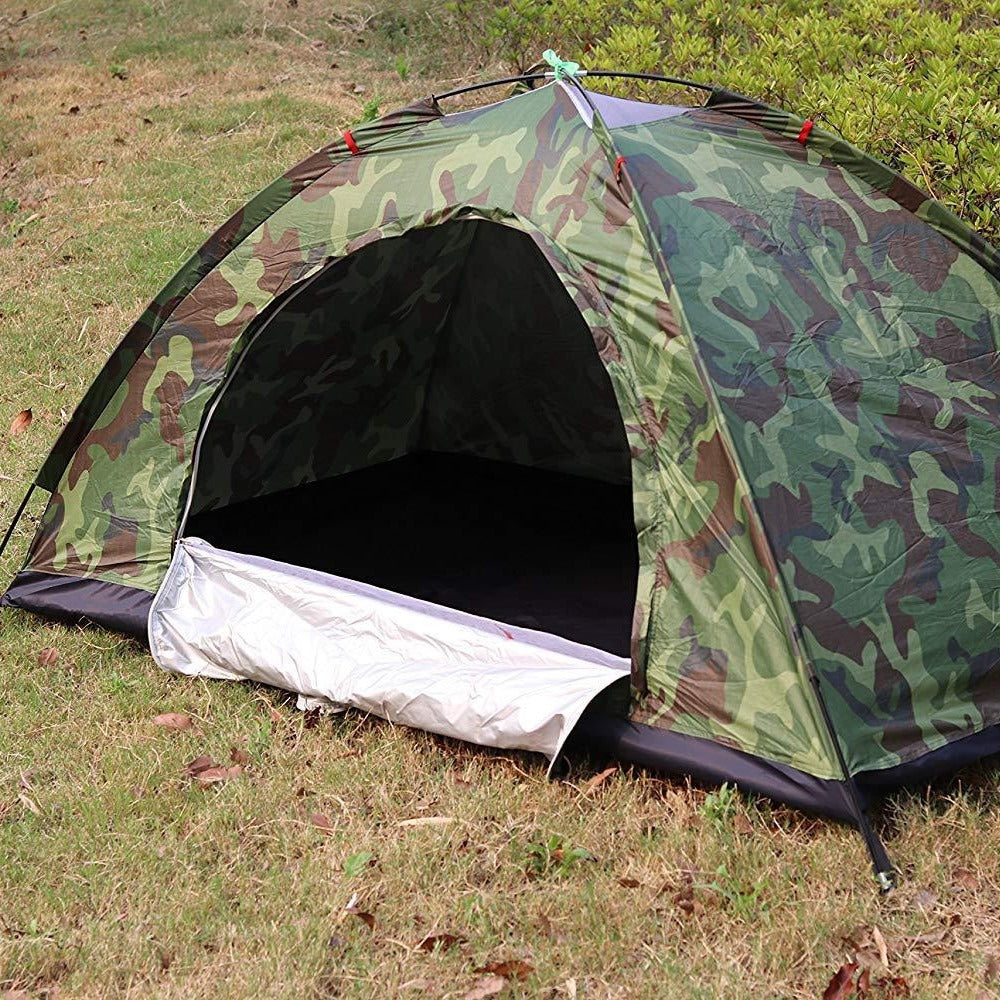 Unisex Portable Camping Tent with Camouflage Pattern Kalsten
