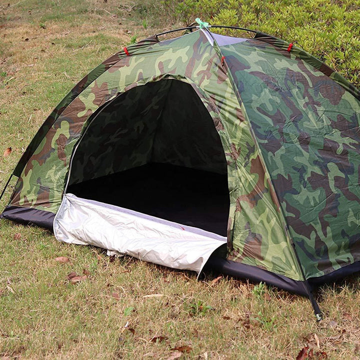 Unisex Portable Camping Tent with Camouflage Pattern Kalsten