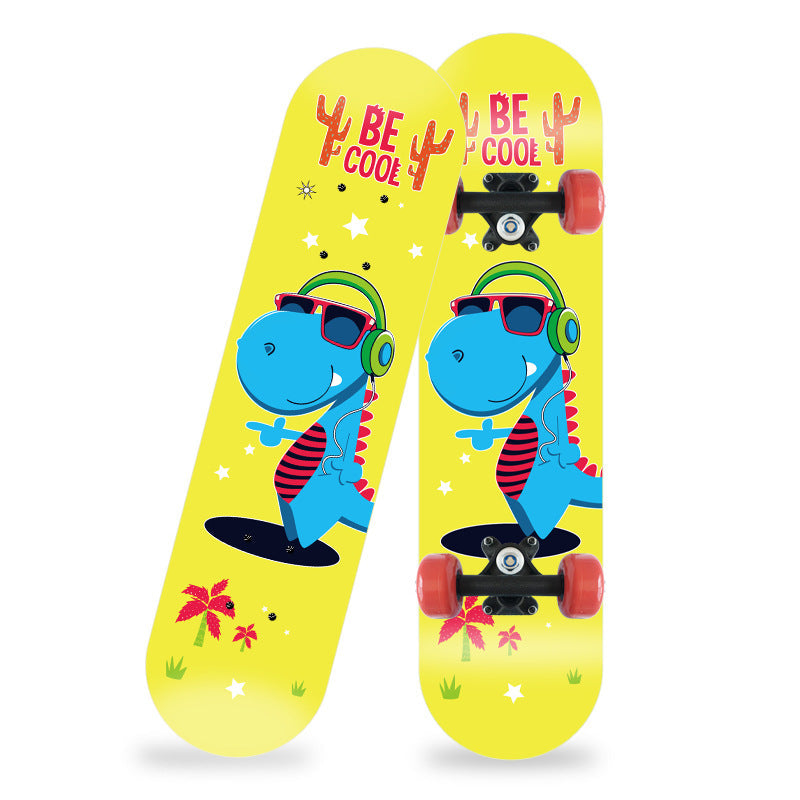 Cartoon-Inspired Mini Skateboard Kalsten