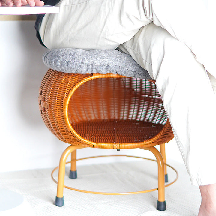 Ladies Modern Rattan Armchair by Kalsten