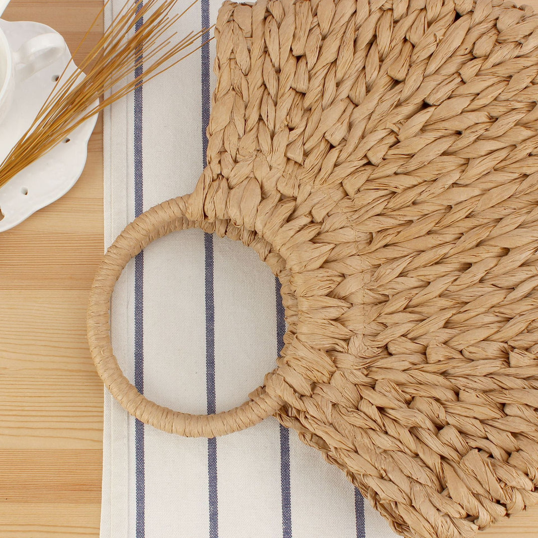 Hand-knotted basket bag with unique design Kalsten