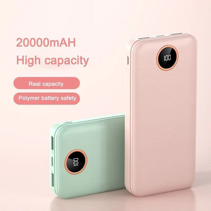 Portable power bank with intelligent fast charging and digital display Kalsten