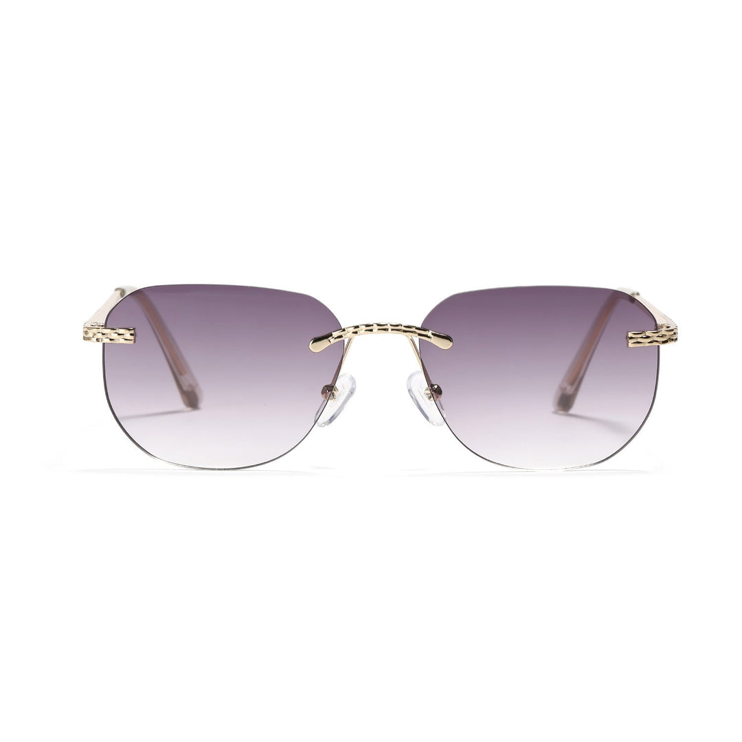 Women's Casual Oversized Sunglasses with Elegant Metal Frame Kalsten