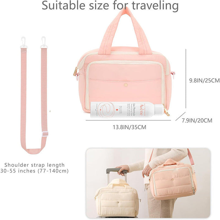Multifunctional Travel Cosmetic Bag with Additional Pockets Kalsten