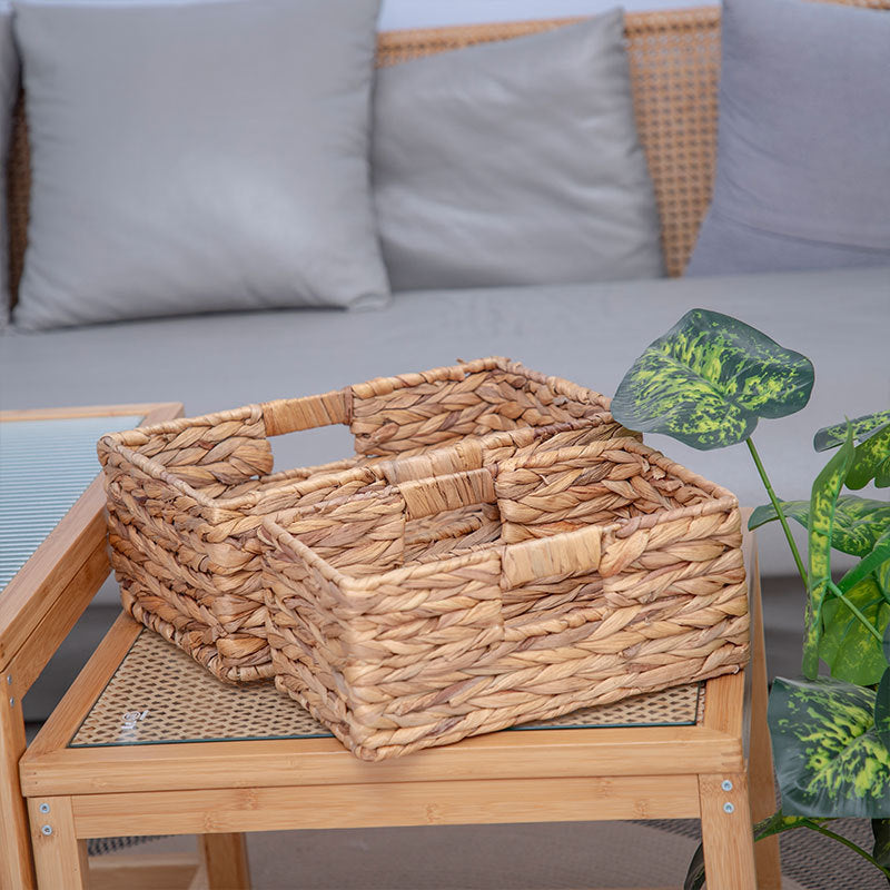 Natural Handwoven Storage Basket Acalora