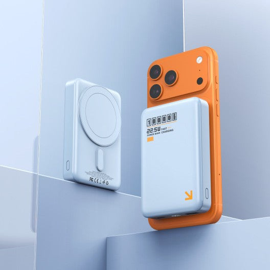 Portable power bank with inductive fast charging function and LED display Kalsten