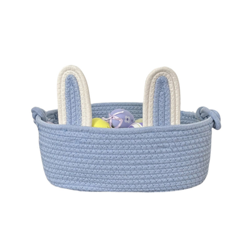 Ladies Playful Storage Basket with Bunny Ears Kalsten