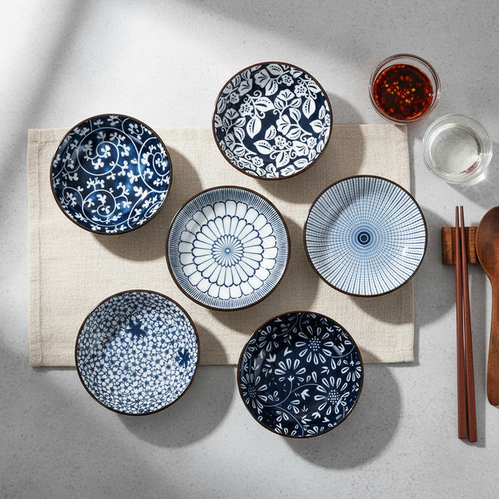 Decorative Asian-Inspired Small Serving Bowls