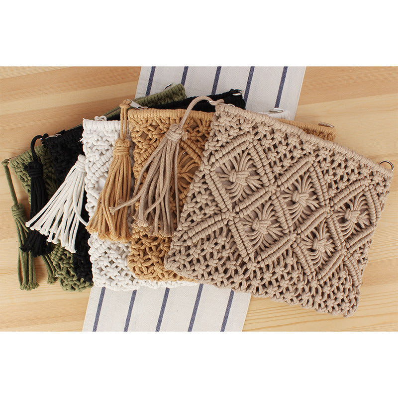 Macrame Clutch with Filigree Design Kalsten
