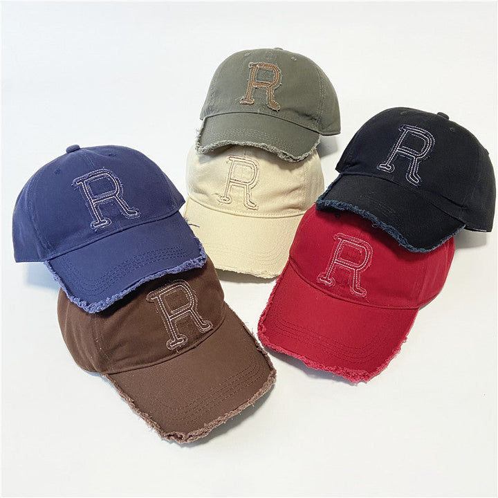 Women's Distressed Embroidered Baseball Cap Kalsten