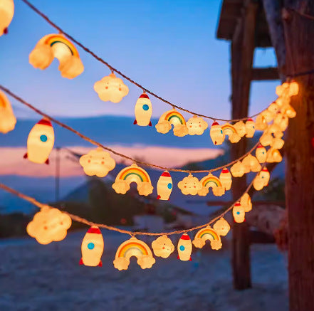 Outdoor Solar Star And Globe String Lights With Waterproof Copper Wire Kalsten