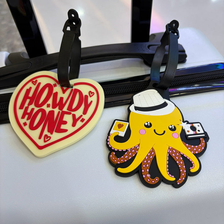 Heart-Shaped Silicone Luggage Tag Kalsten