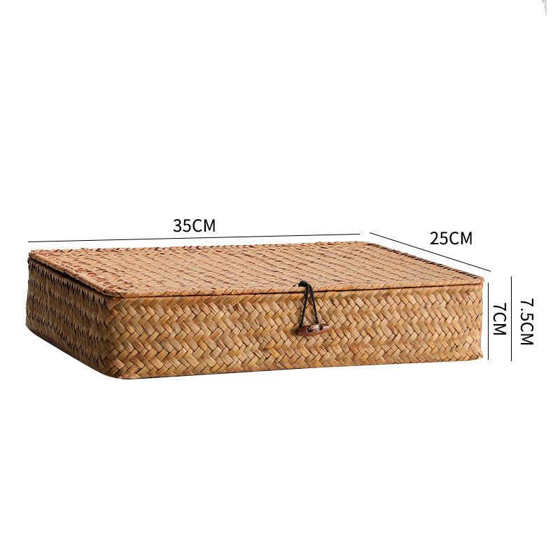 Unisex Handwoven Storage Box with Lid Kalsten