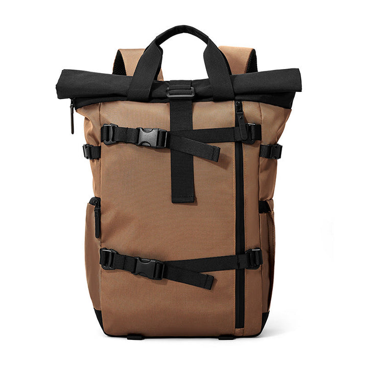 Robust Backpack with Expandable Storage and Flexible Closure Mechanism Kalsten