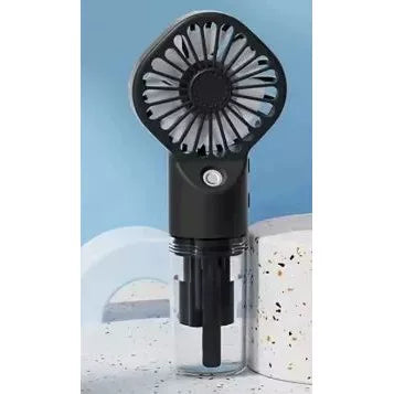 Unisex one size rechargeable hand mister with removable clear water tank and adjustable airflow Kalsten