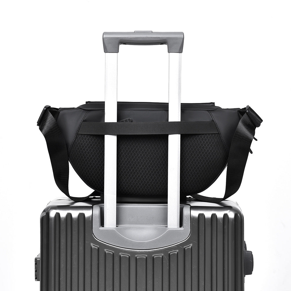 Multifunctional Crossbody Bag with Innovative Compartment Design Kalsten