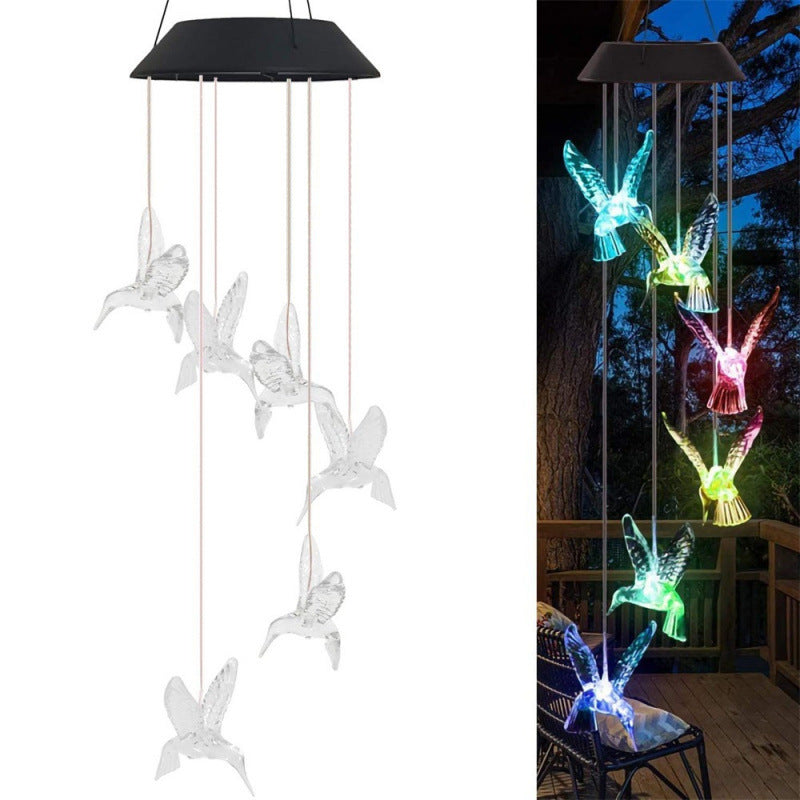 Decorative Flamingo Hanging Mobile Wind Chime Garden Ornament Kalsten