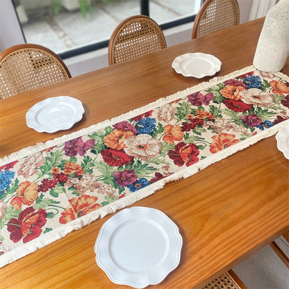 Decorative Floral Table Runner