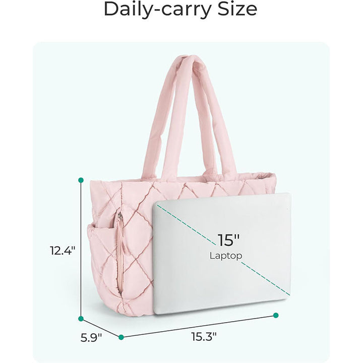 Padded tote bag with multiple compartments Kalsten