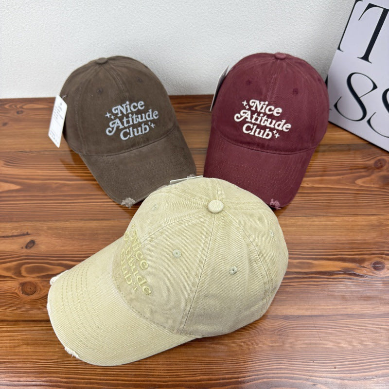 Men's Distressed Cotton Baseball Cap Kalsten 1784270476