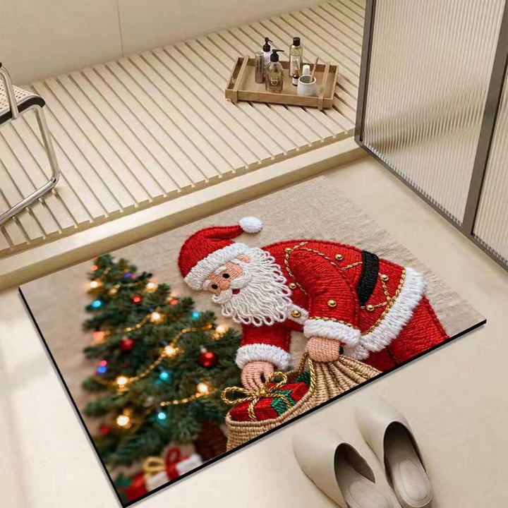 Christmas-Themed Entrance Mat Kalsten