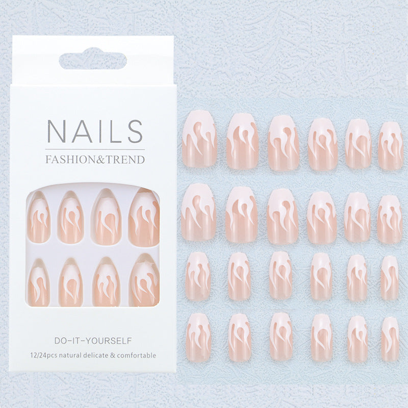 Artistic Graphic Press-On Nail Set Kalsten