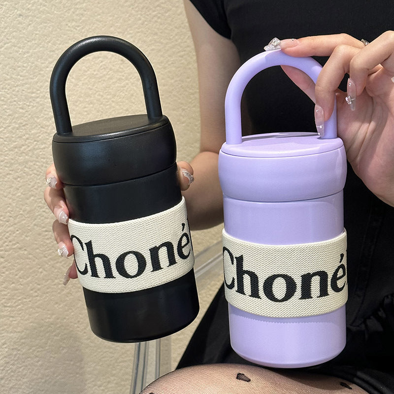 Women's multifunctional thermos cup with practical carrying handle Kalsten