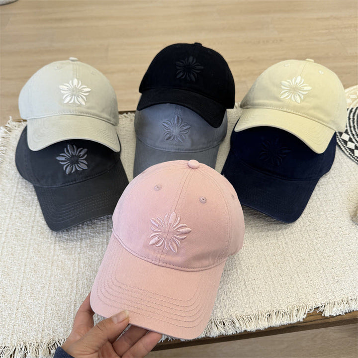 Women's Floral Embroidered Baseball Cap Kalsten