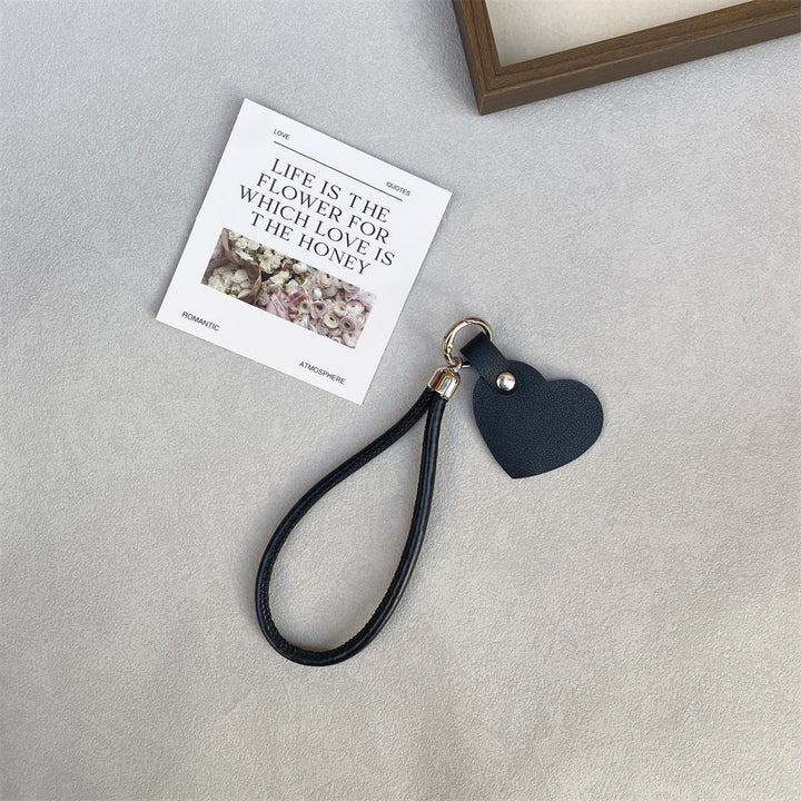 Leather Heart Keychain kalsten