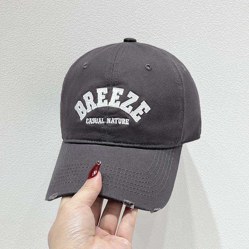 Men's Casual Distressed Cotton Cap Kalsten