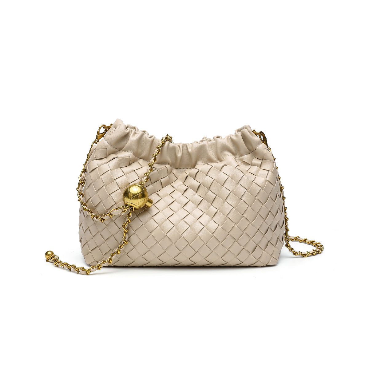 Woven Leather Evening Purse Acalora