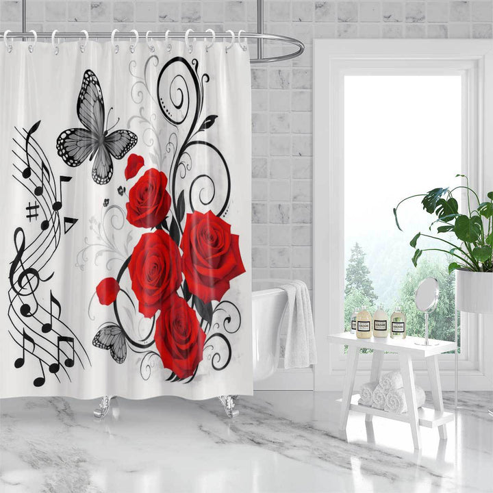 Camping-Themed Shower Curtain Kalsten