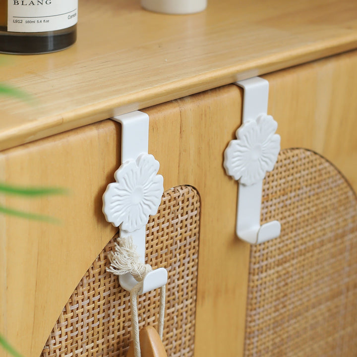 Unisex Wall Hooks with Floral Design Kalsten