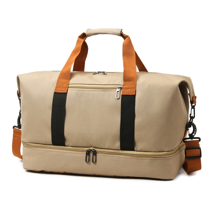 Sporty travel bag with adjustable shoulder strap and organizer compartments Kalsten